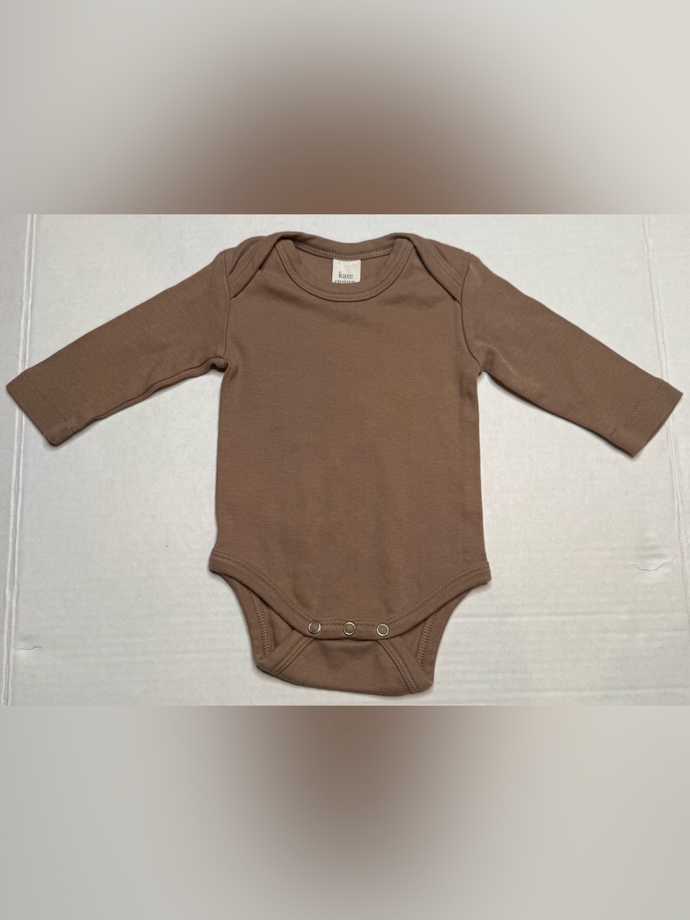Kate Quinn Organic Cotton Long Sleeve Bodysuit Size 3-6M